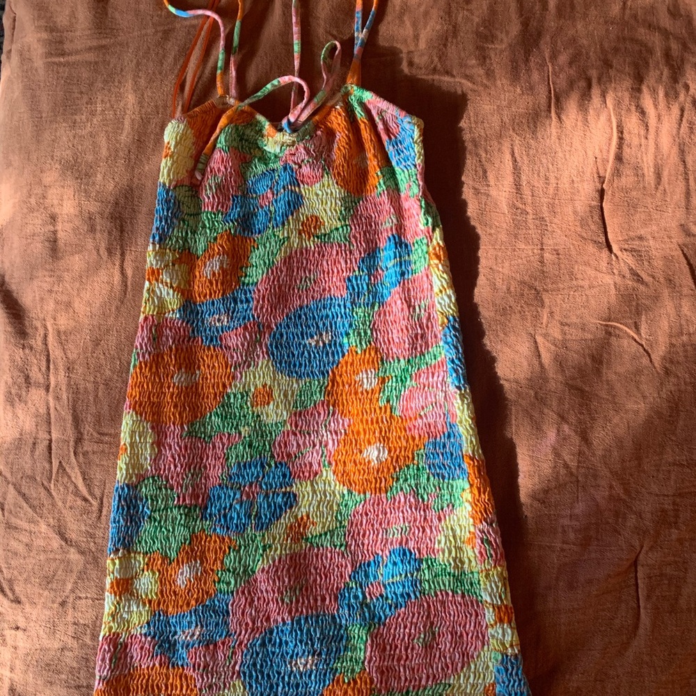 ZARA FLORAL PRINT SPRING DRESS